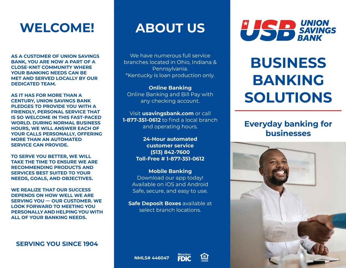 USB Business Banking Solutions Brochure